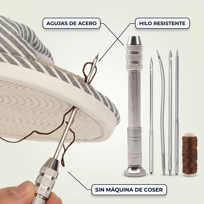 Kit de Costura para Cuero – Repara Zapatos, Bolsos y Cinturones