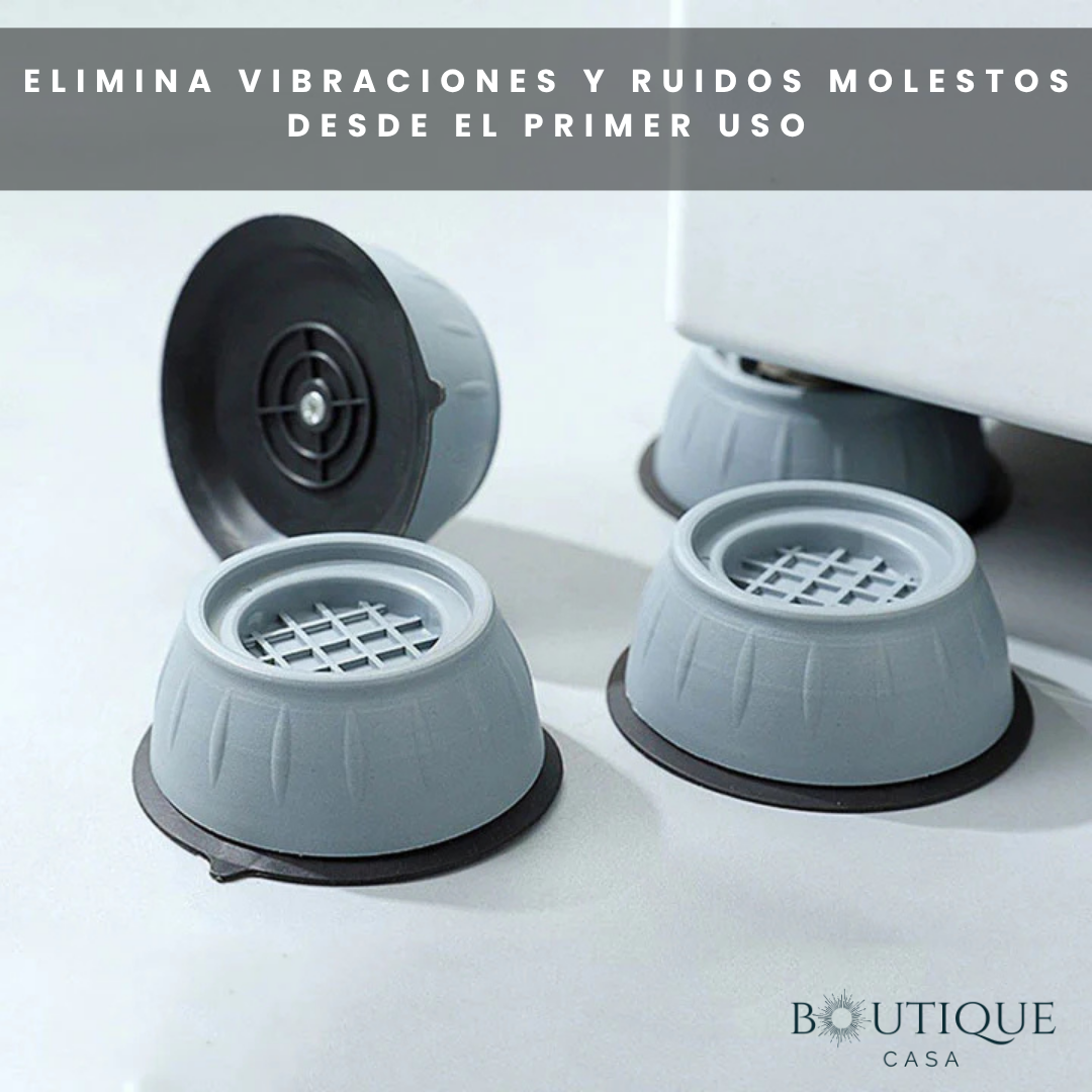 Soporte Anti Vibraciones x 4 Unidades | PisoSeguro™