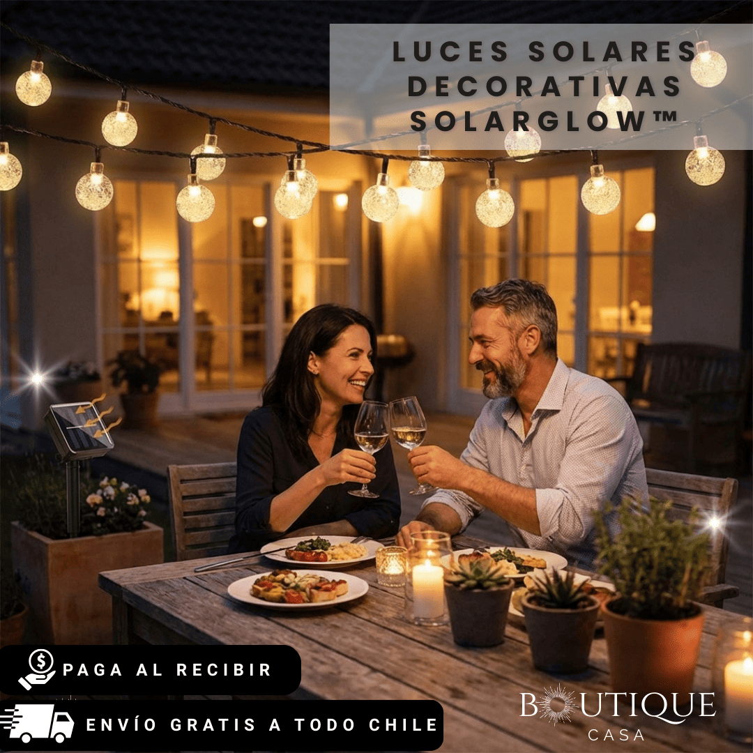 Luces Solares Decorativas | SolarGlow™