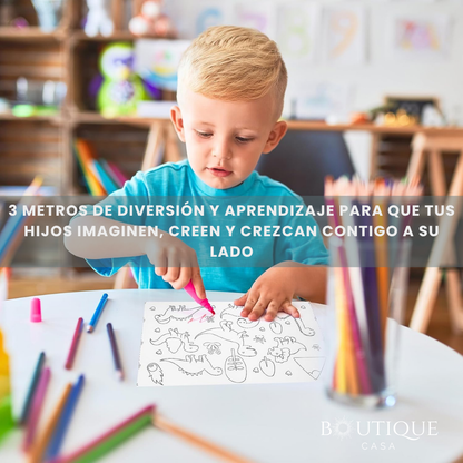 Gran Rollo para colorear infantil | PintaFun™