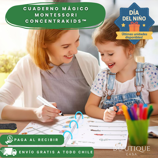 Cuaderno Mágico Montessori | ConcentraKids™