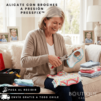 Alicate con Broches a Presión  | PressFix™