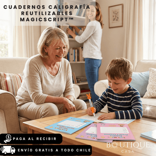 Cuadernos Caligrafía Reutilizables | MagicScript™