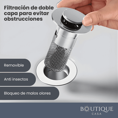 Kit 2 Tapones Lavamanos | CleanDrain™