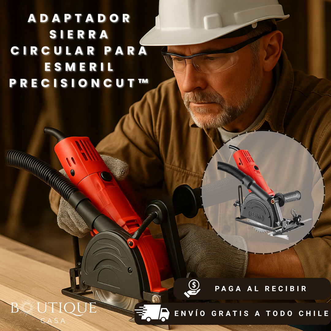 Adaptador Sierra Circular Para Esmeril | PrecisionCut™