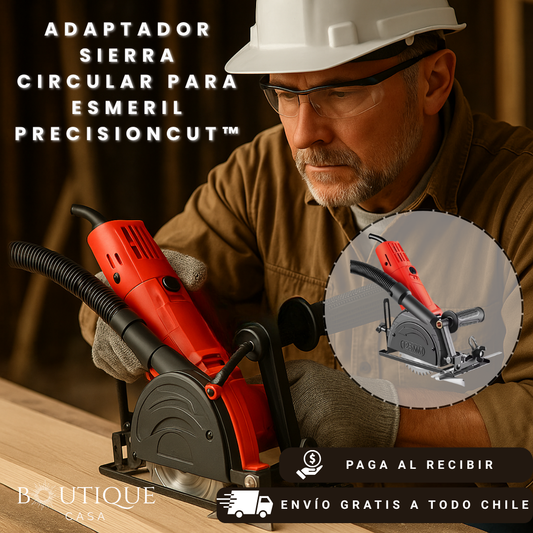 Adaptador Sierra Circular Para Esmeril | PrecisionCut™
