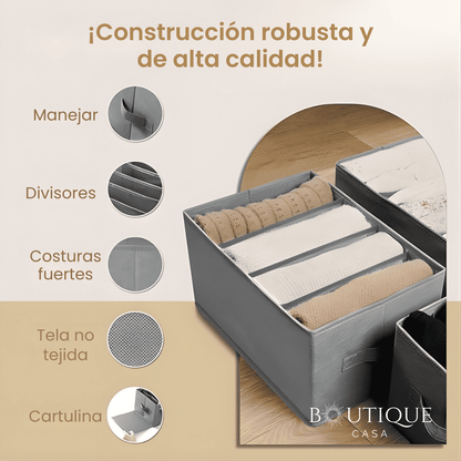 Organizador Plegable con Divisores | ClosetBox™