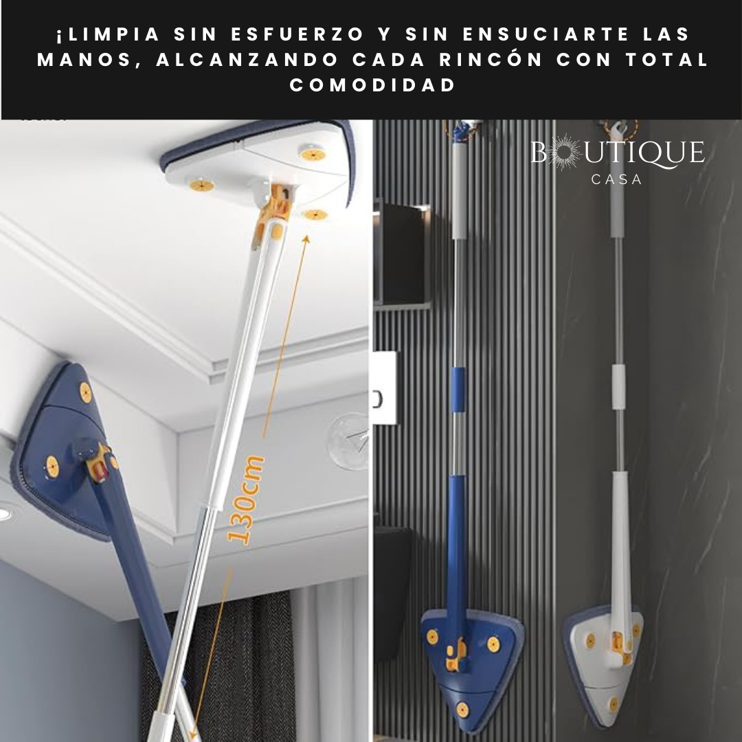 Trapeador Maravilla Triangular 360º 🌟🧼
