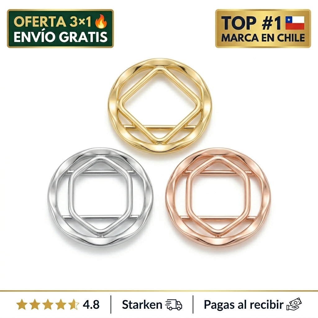 Broche Ajustador de Ropa Metálico – Ajusta y Transforma tu Look