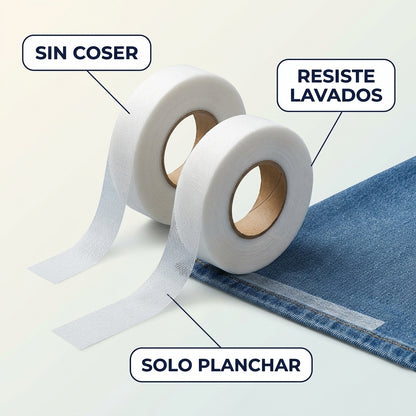 Cinta Termoadhesiva para Dobladillos – Sin Coser ni Máquina