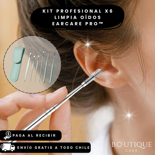 Kit Profesional X6 Limpia Oídos | EarCare Pro™