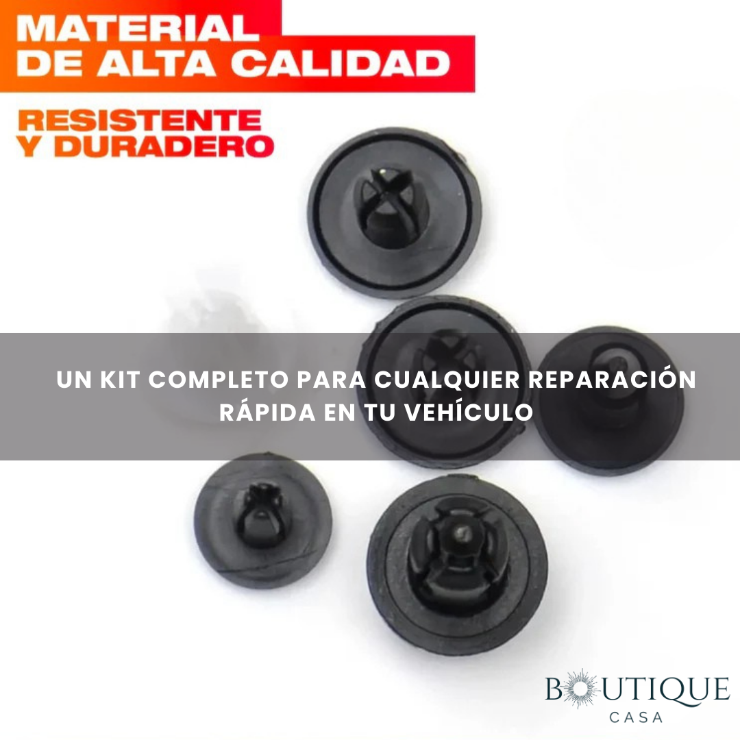 Kit de Clips Universales para Auto x100 | QuickFix Car™