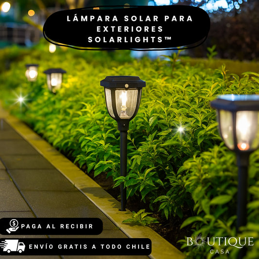 Lámpara Solar para Exteriores | SolarLights™