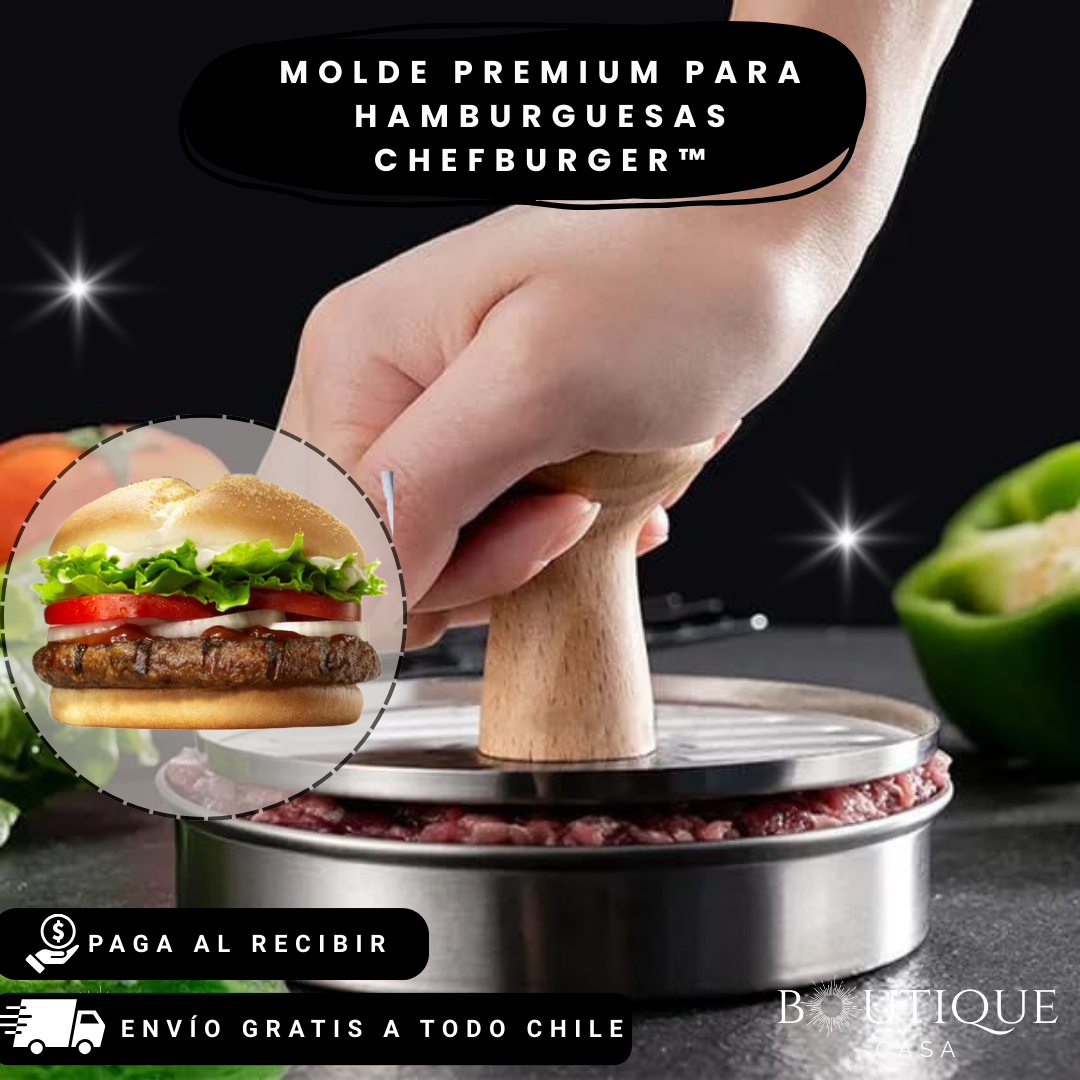 Molde Premium para Hamburguesas | ChefBurger™