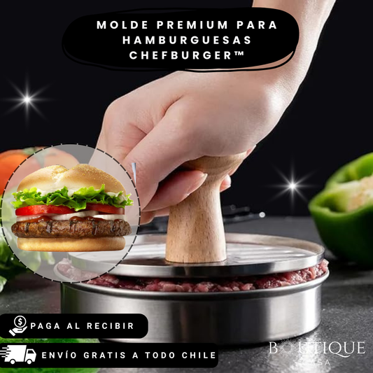 Molde Premium para Hamburguesas | ChefBurger™