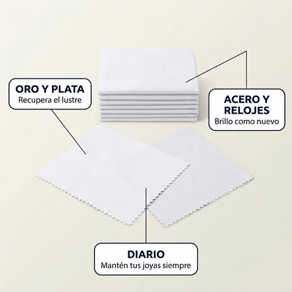 Paños para Limpiar y Pulir Joyas – Recupera el Brillo Original