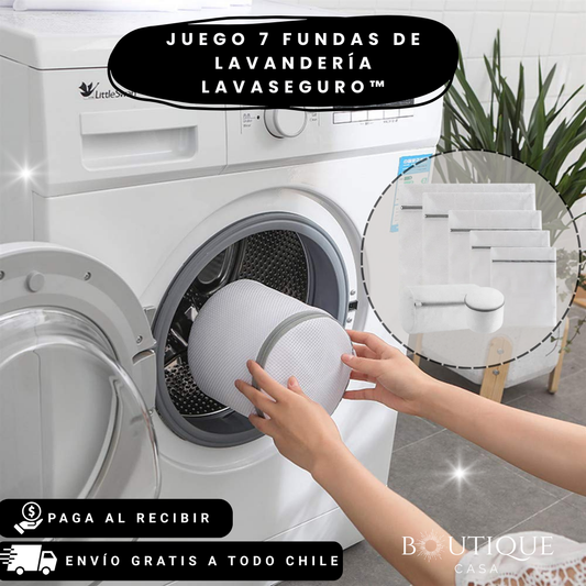 Juego 7 Fundas de Lavandería | LavaSeguro™