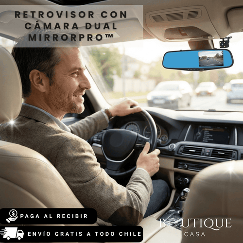 Retrovisor con Cámara Dual | MirrorPro™