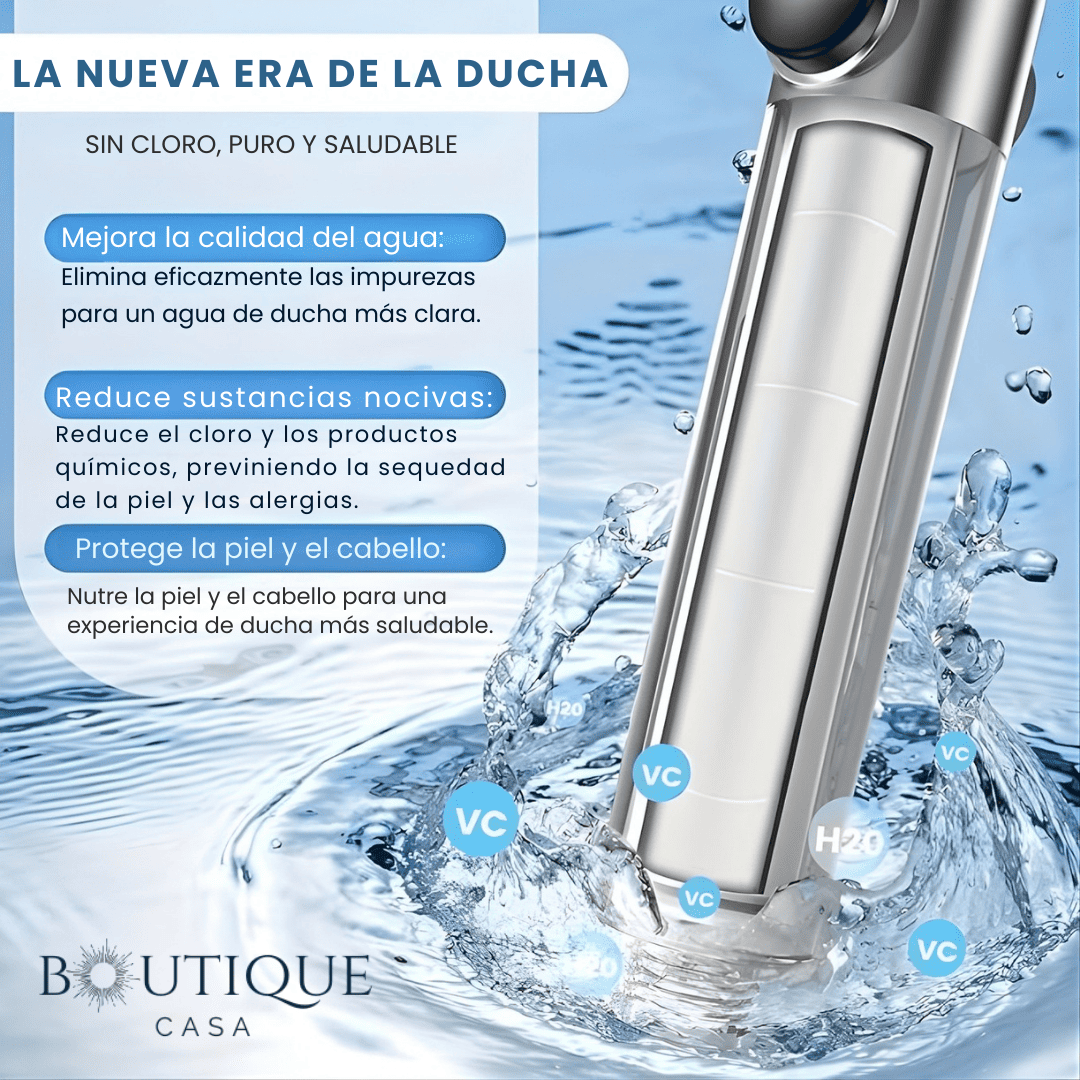 Ducha Filtradora de Alta Presión | PureShower™