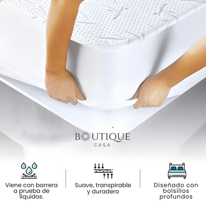 Protector Impermeable Colchón 2 plazas | SafeBed™