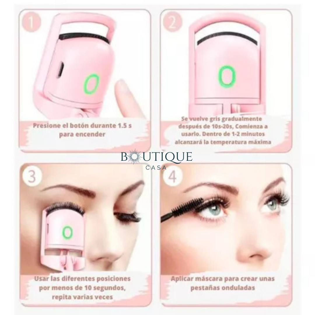 LashWave Pro - Rizador Eléctrico Express - Pestañas Curvadas y Protegidas en segundos