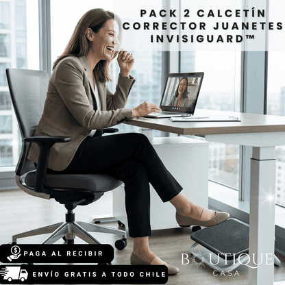 Pack 2 Pares Calcetines Corrector Juanetes (4 en Total) | InvisiGuard™