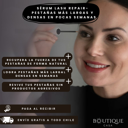 Sérum Lash Repair – Nutre y Fortalece – Pestañas más largas y densas en pocas semanas