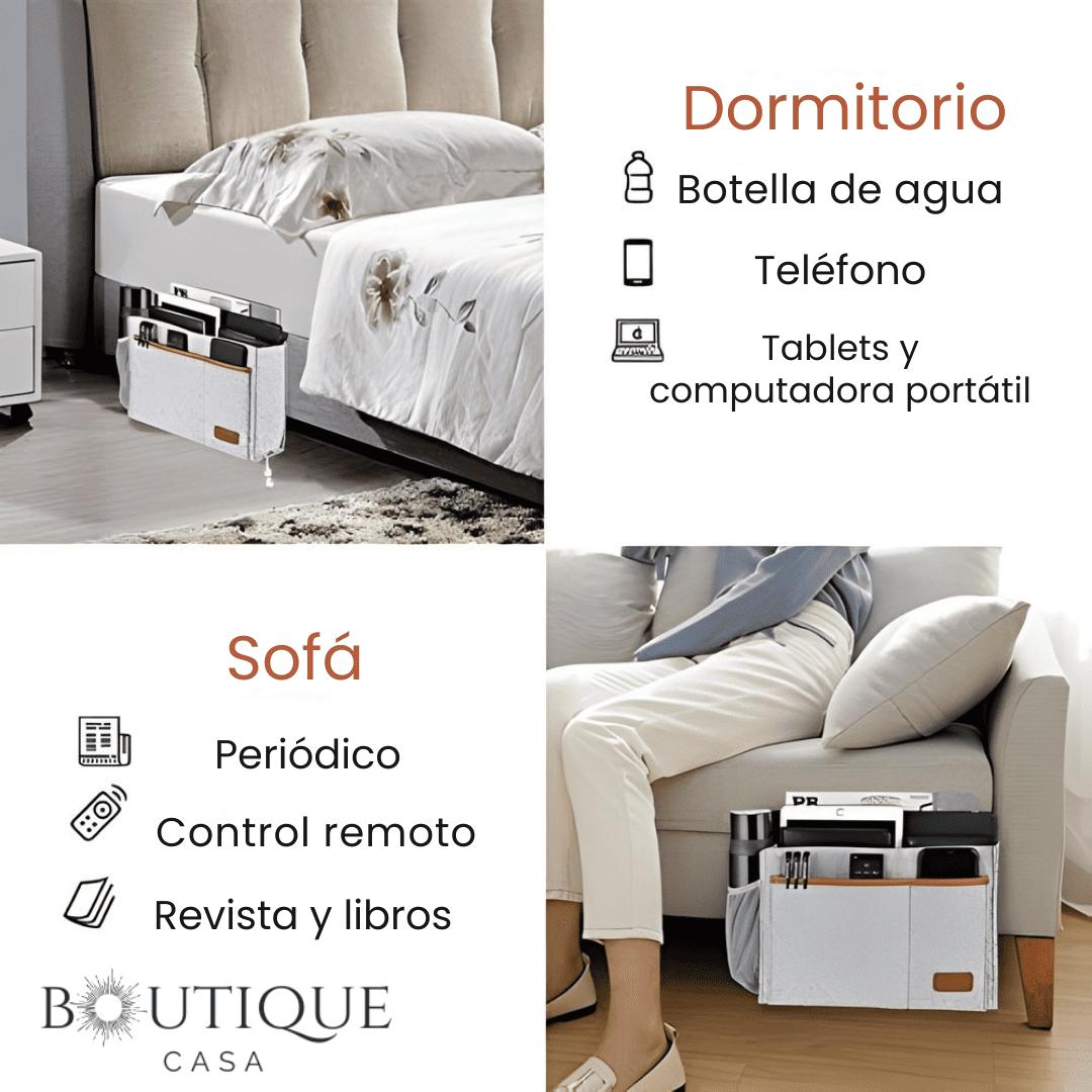 Bolso Organizador Cama y Sofá | SofaGuard™