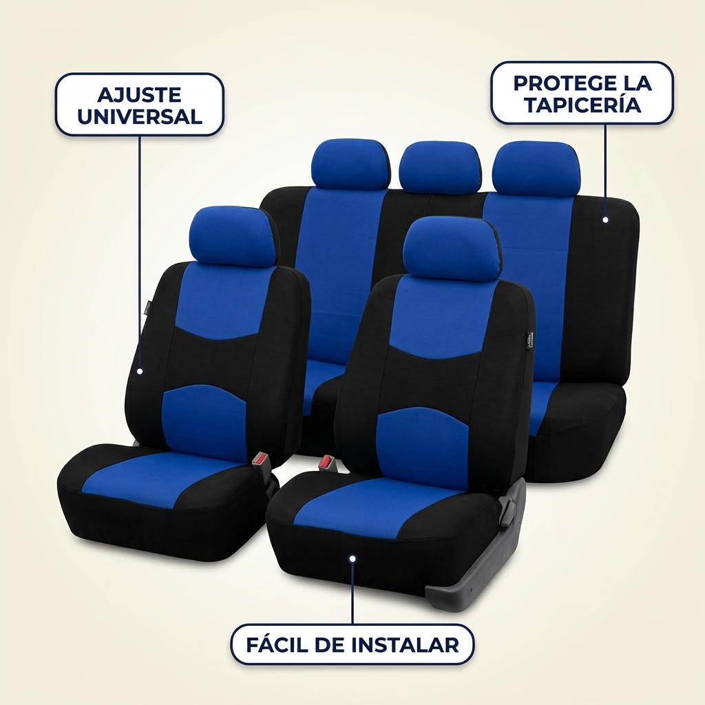 Set de Fundas Cubre Asientos de Auto (Upsell)