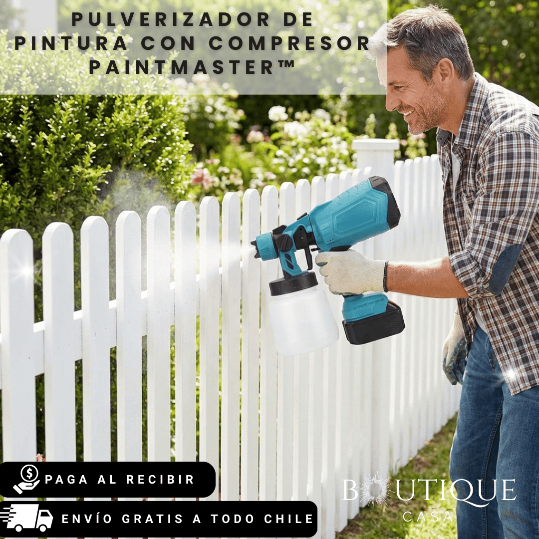 Pulverizador de Pintura con Compresor | PaintMaster™