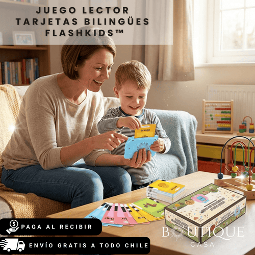 Juego Lector Tarjetas Bilingües | FlashKids™