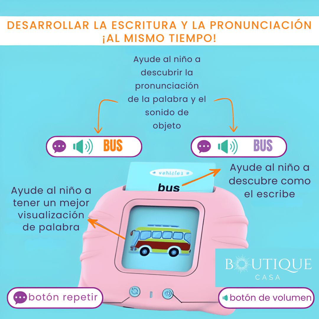 Juego Lector Tarjetas Bilingües | FlashKids™