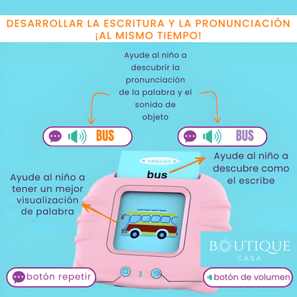 Juego Lector Tarjetas Bilingües | FlashKids™