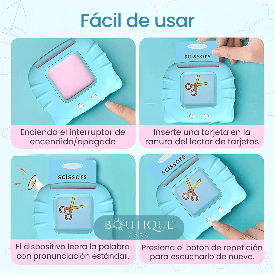 Juego Lector Tarjetas Bilingües | FlashKids™