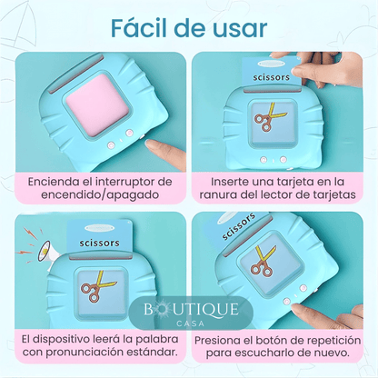 Juego Lector Tarjetas Bilingües | FlashKids™