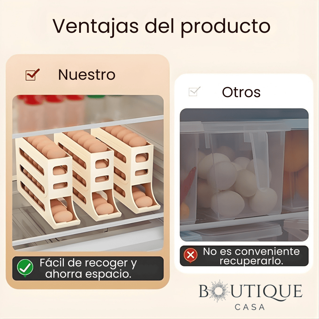 Dispensador de Huevos 4 Niveles | EggOrganizer™