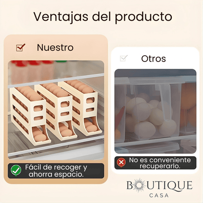 Dispensador de Huevos 4 Niveles | EggOrganizer™