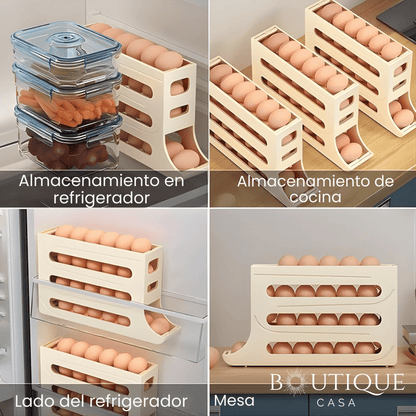 Dispensador de Huevos 4 Niveles | EggOrganizer™