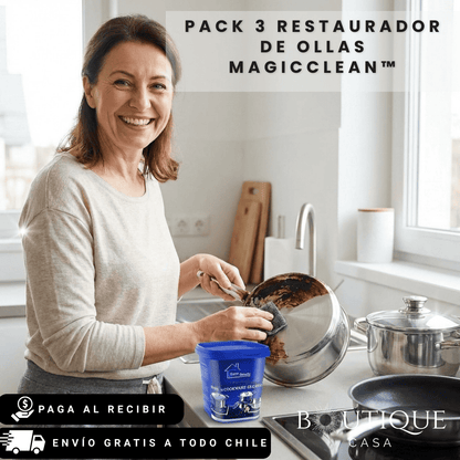 Pack 3 Restaurador de Ollas | MagicClean™