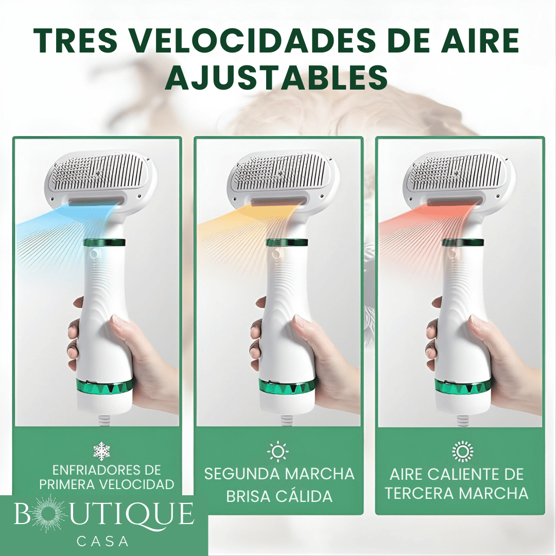 Cepillo Secador de Mascotas | PeluExpress™