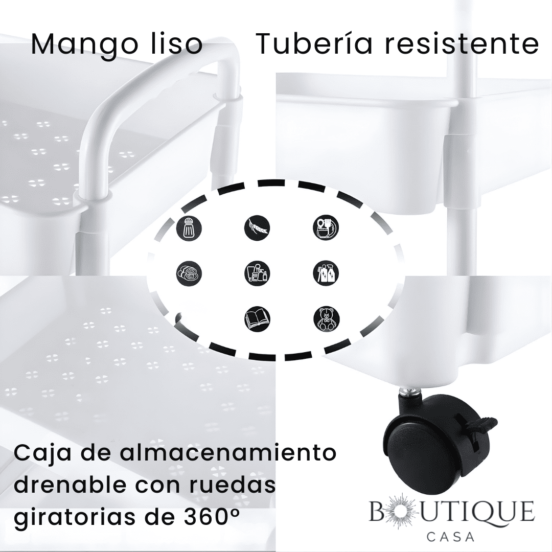Carrito Organizador Multiuso | OrganizerPro™