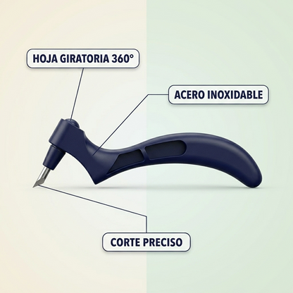 Cuchillo Artesanal Hoja Giratoria 360° – Cortes Precisos