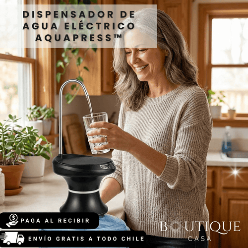 Dispensador de Agua Eléctrico | AquaPress™