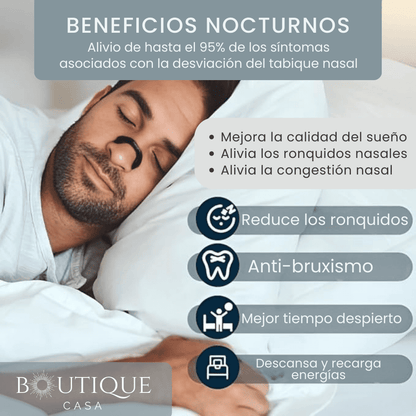 Pack 2 Paquetes Tiras Magnéticas Anti-Ronquidos | NasalPlus™
