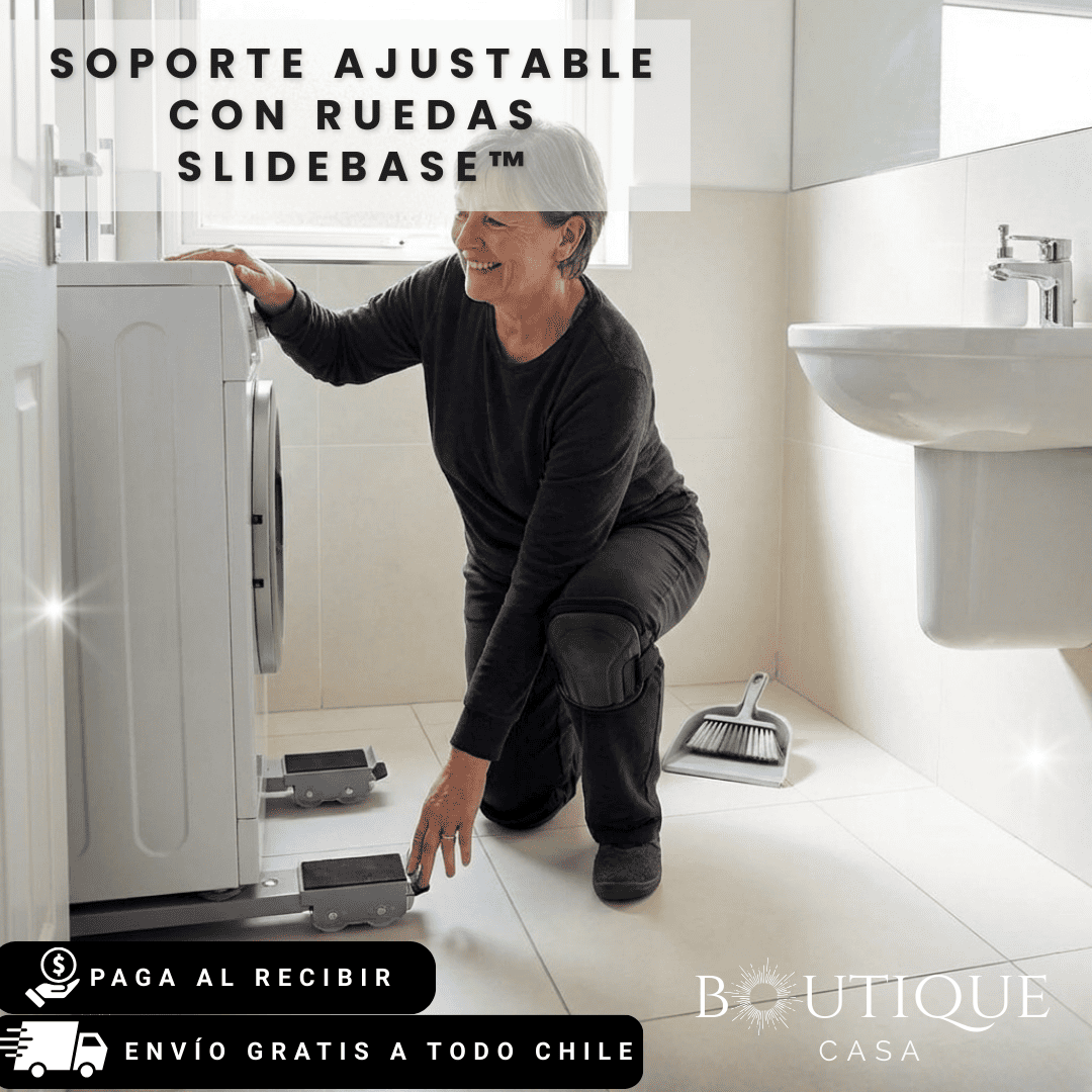 Soporte Ajustable con Ruedas | SlideBase™
