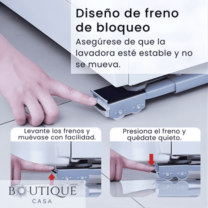 Soporte Ajustable con Ruedas | SlideBase™