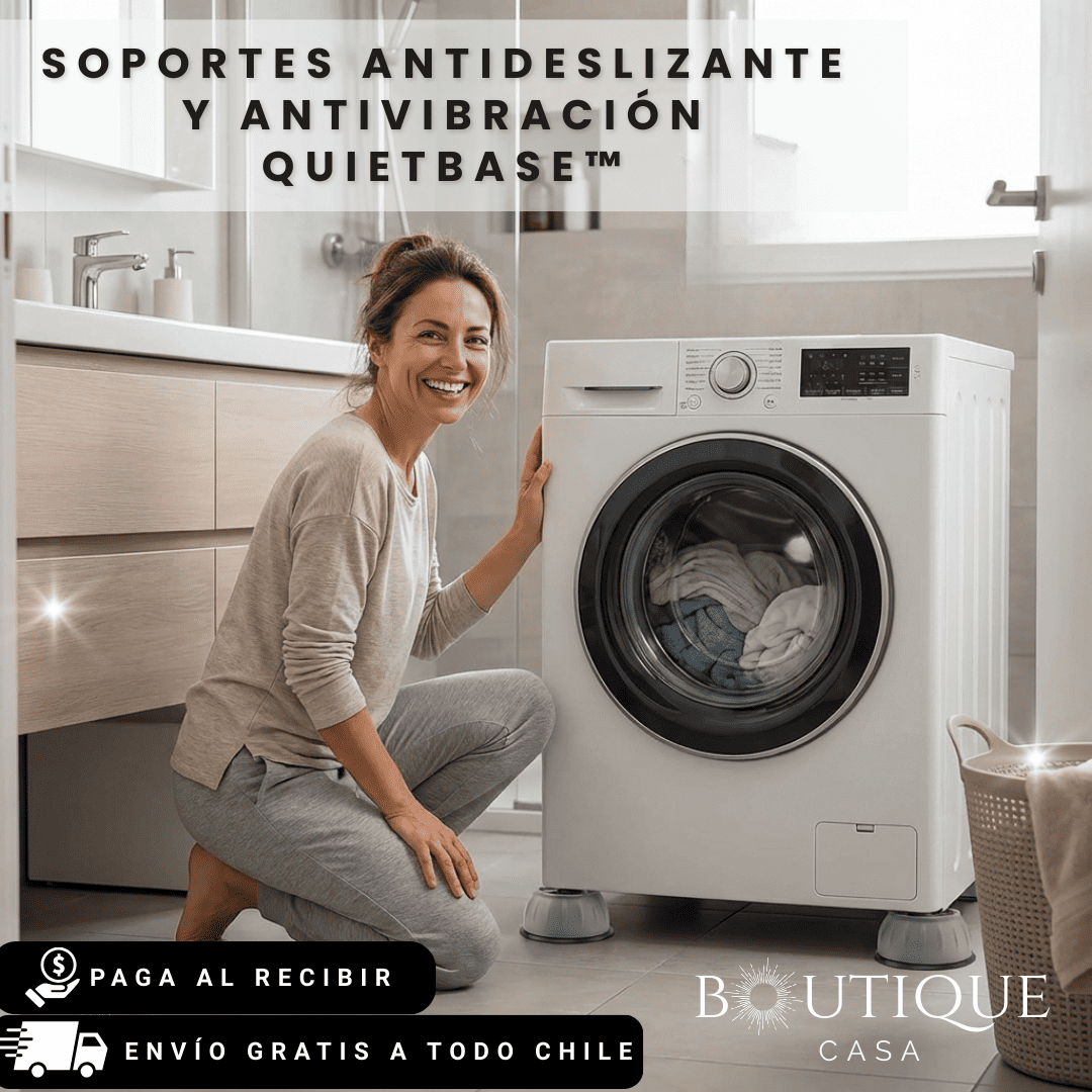 Soportes Antideslizante y Antivibración | QuietBase™
