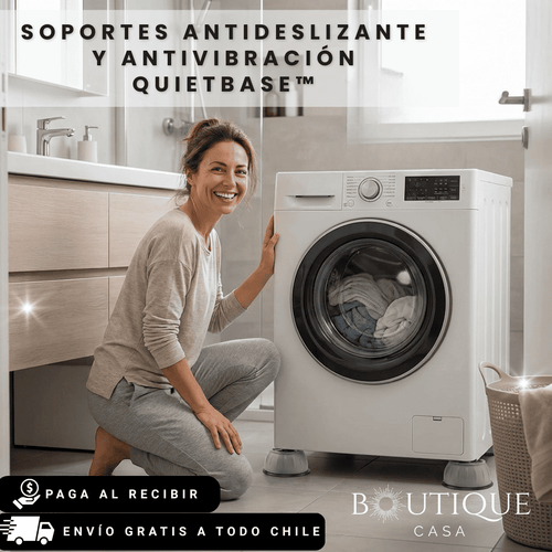 Soportes Antideslizante y Antivibración | QuietBase™