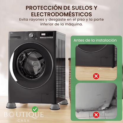 Soportes Antideslizante y Antivibración | QuietBase™