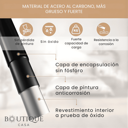 Perchero Doble Barra Metálico | WardrobePro™